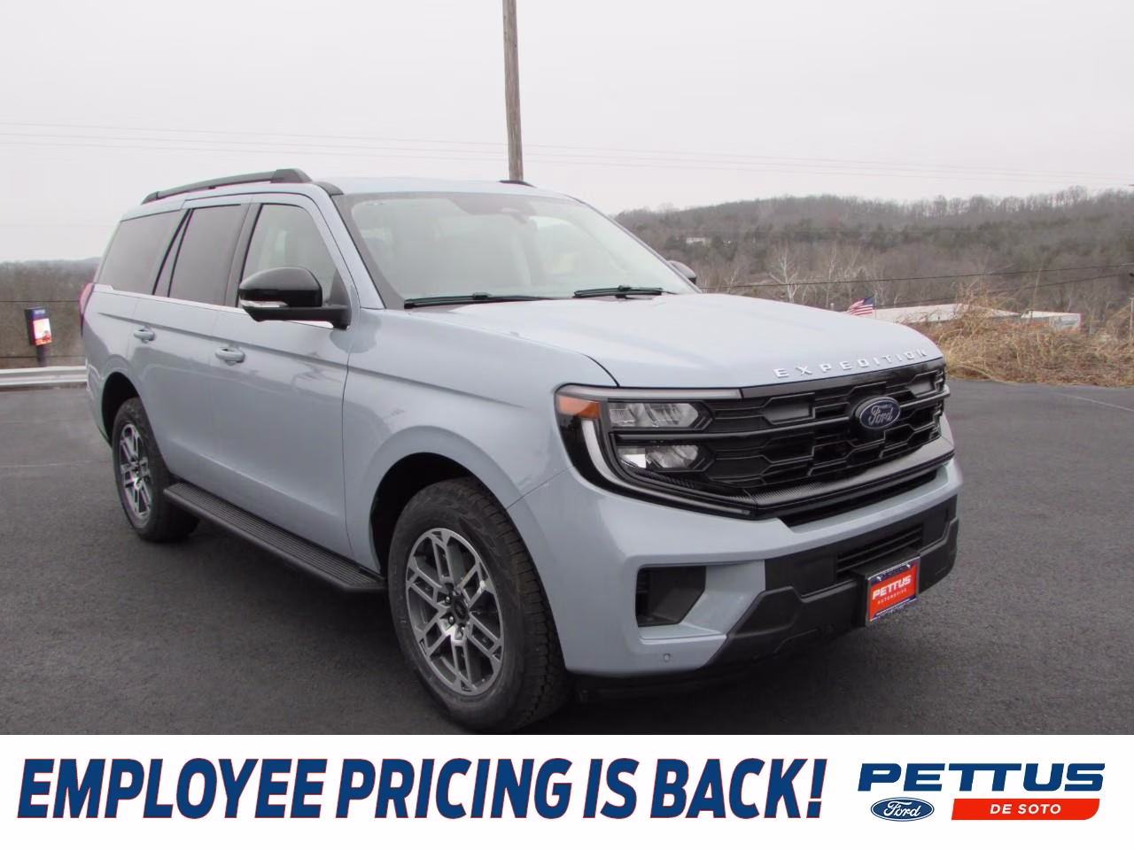 2026 Glacier Gray Metallic Tri-Coat Ford Expedition Active 4X4 SUV