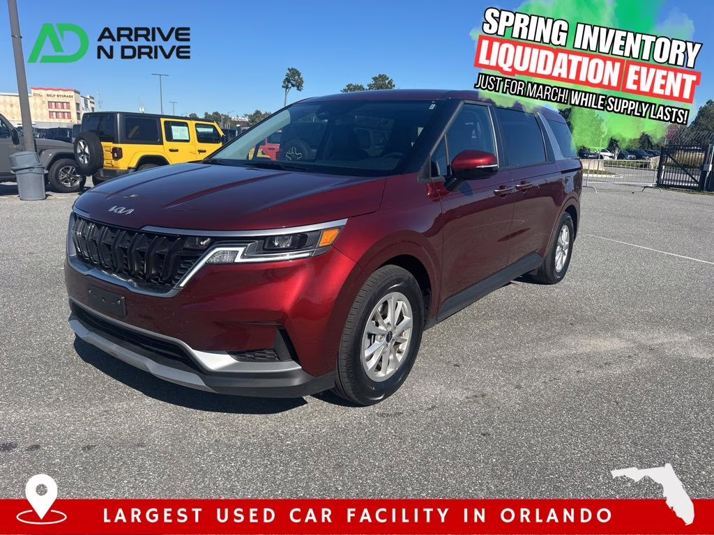 2024 Flare Red Kia Carnival LX FWD Van