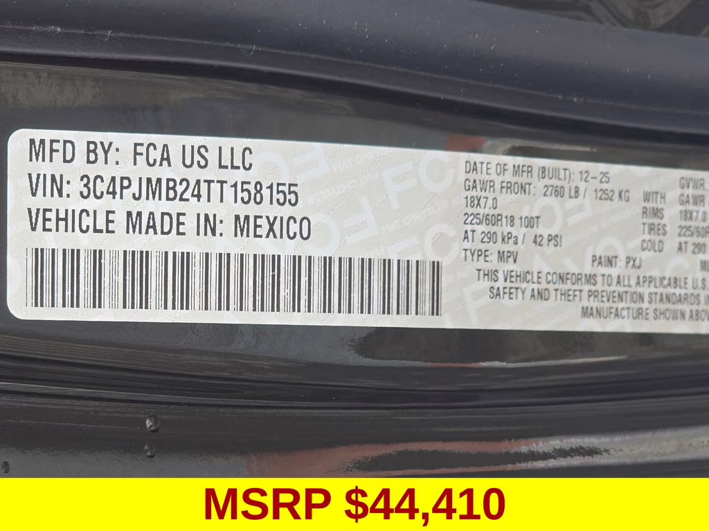 2026 Diamond Black Crystal Pearlcoat Jeep Cherokee Limited 4X4 SUV