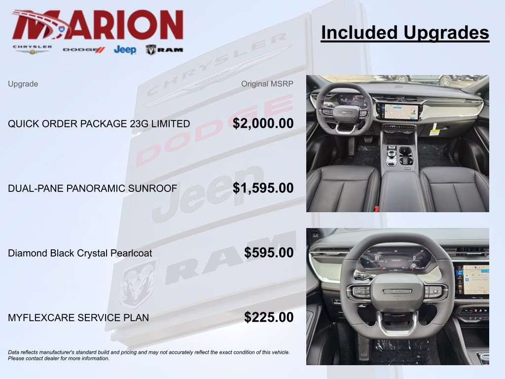 2026 Diamond Black Crystal Pearlcoat Jeep Cherokee Limited 4X4 SUV