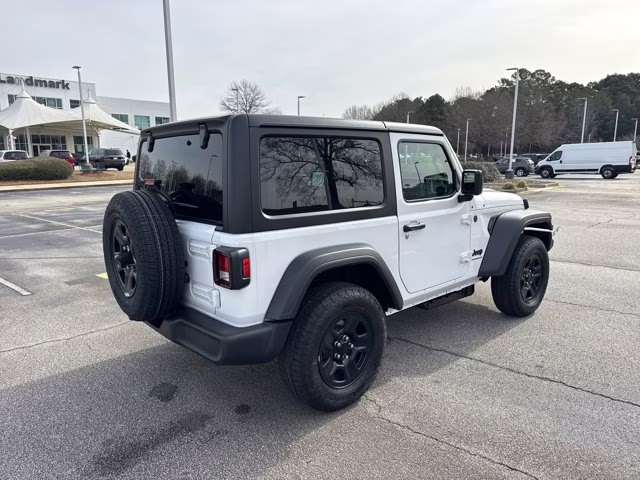 2026 Bright White Clearcoat Jeep Wrangler Sport 4X4 Convertible