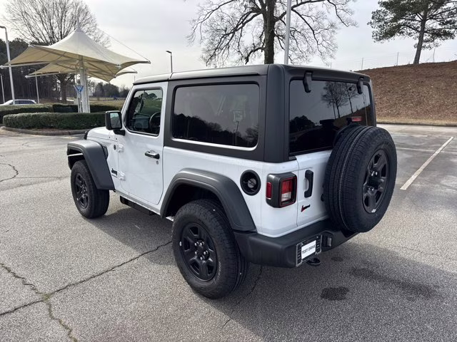 2026 Bright White Clearcoat Jeep Wrangler Sport 4X4 Convertible