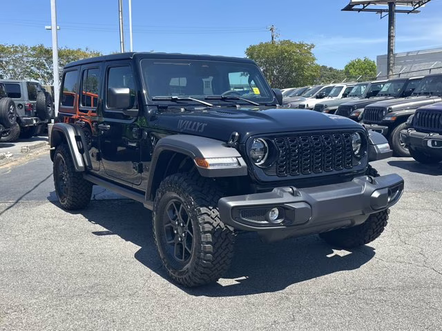 2026 black clearcoat Jeep Wrangler Willys 4X4 Convertible
