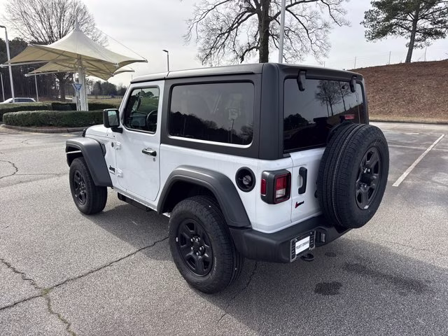 2026 Bright White Clearcoat Jeep Wrangler Sport 4X4 Convertible