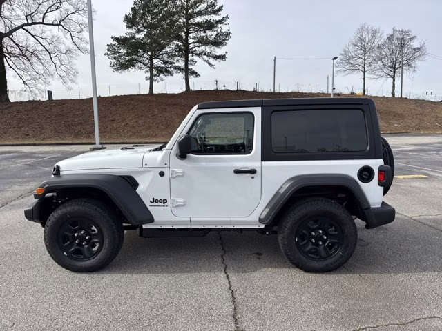 2026 Bright White Clearcoat Jeep Wrangler Sport 4X4 Convertible
