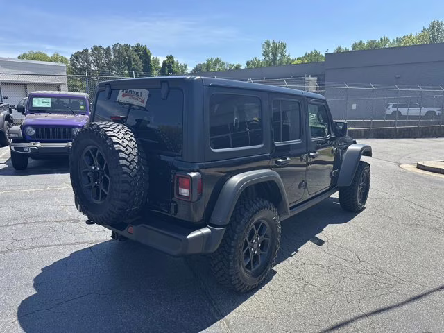 2026 black clearcoat Jeep Wrangler Willys 4X4 Convertible