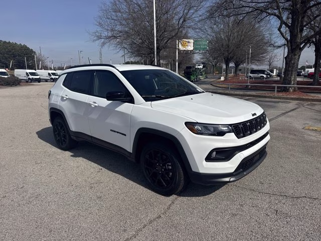 2026 Bright White Clearcoat Jeep Compass Latitude Altitude 4X4 SUV