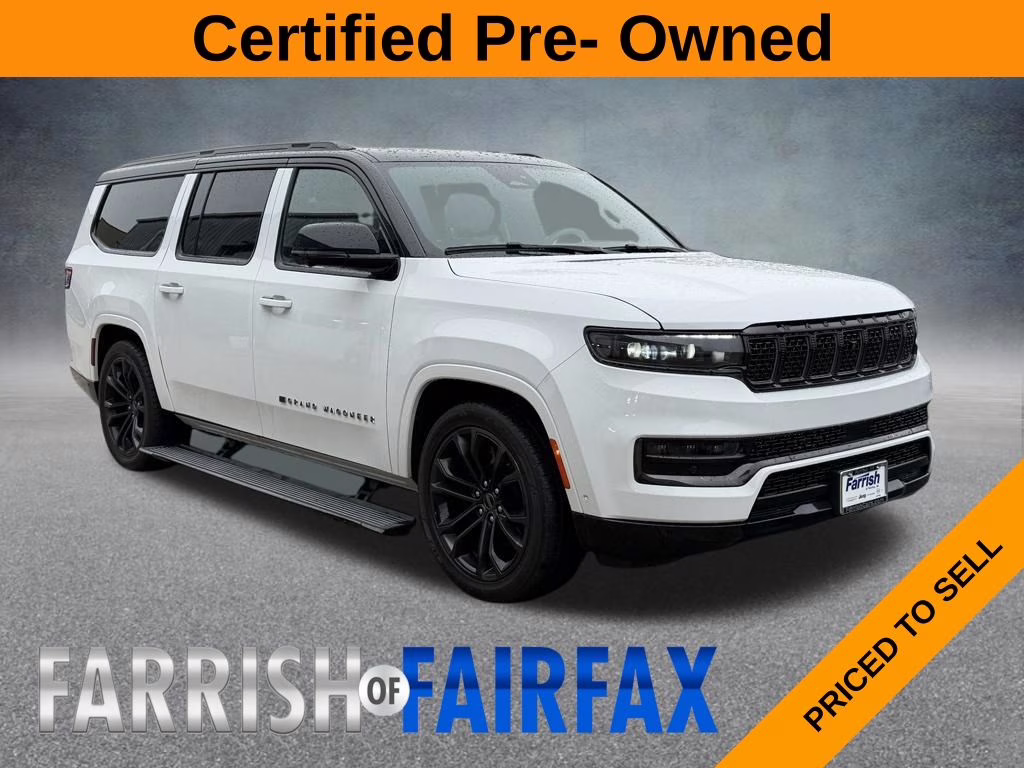 2024 Bright White Clearcoat Jeep Grand Wagoneer L Series II 4X4 SUV