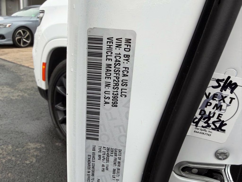 2024 Bright White Clearcoat Jeep Grand Wagoneer L Series II 4X4 SUV