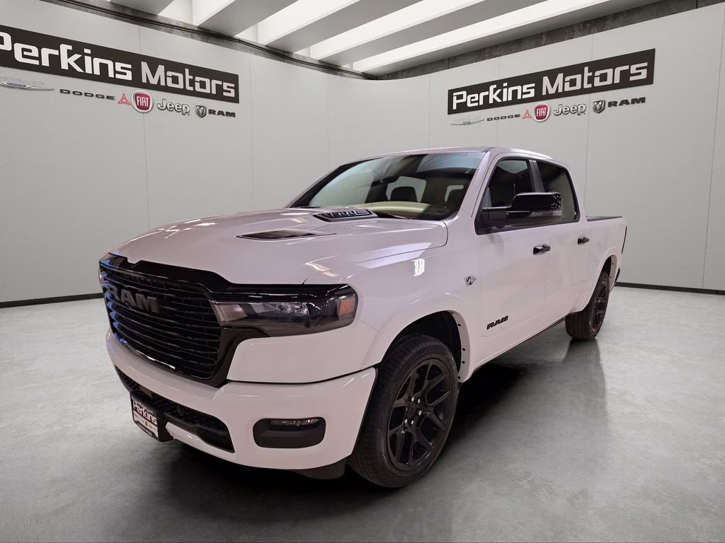2026 Bright White Clearcoat Ram 1500 Laramie 4X4 Truck