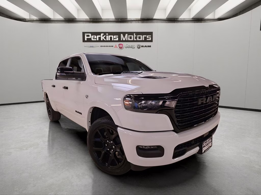 2026 Bright White Clearcoat Ram 1500 Laramie 4X4 Truck