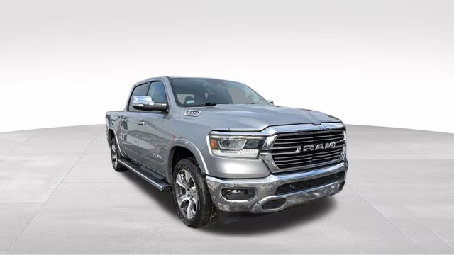 2021 Billet Silver Metallic Clearcoat Ram 1500 Laramie 4X4 Truck