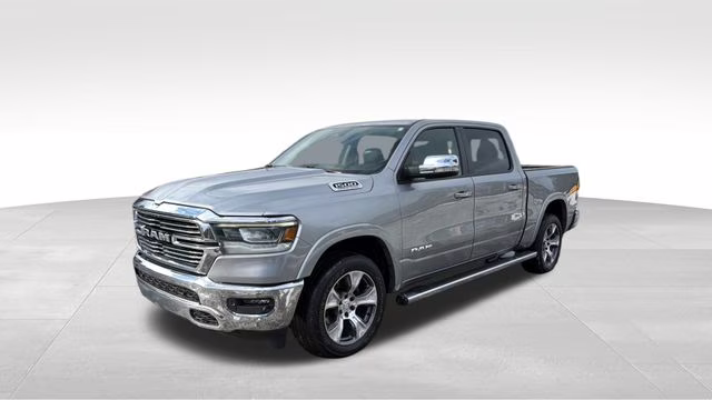 2021 Billet Silver Metallic Clearcoat Ram 1500 Laramie 4X4 Truck