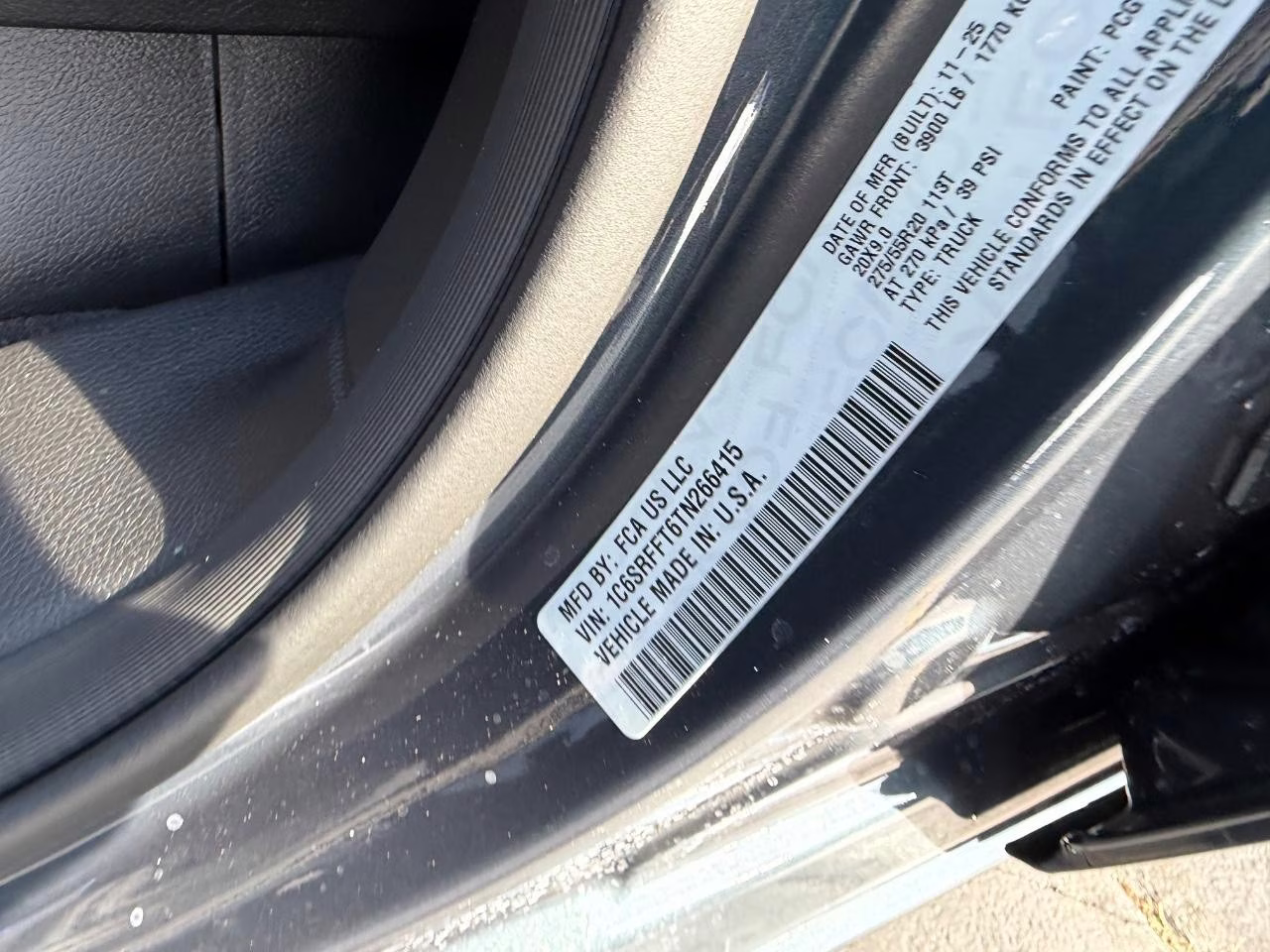 2026 Forged Blue Metallic Ram 1500 Big Horn/Lone Star 4X4 Truck