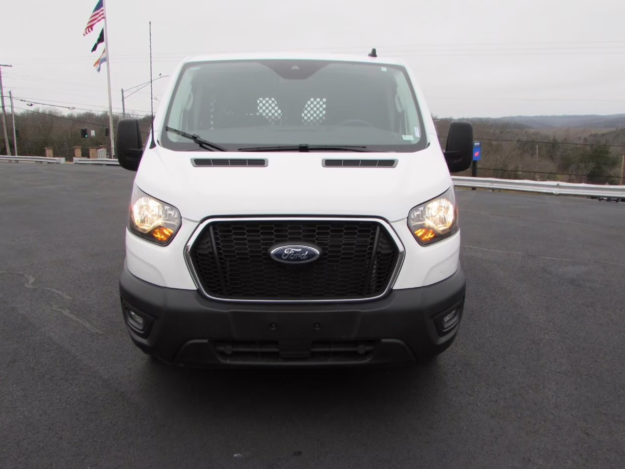 2023 Oxford White Ford Transit-250 Base RWD Van