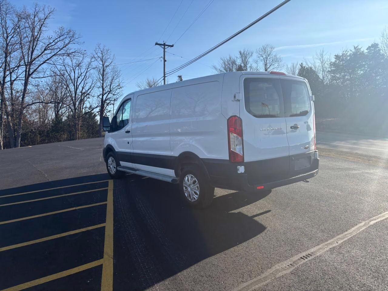 2023 Oxford White Ford Transit-250 Base RWD Van