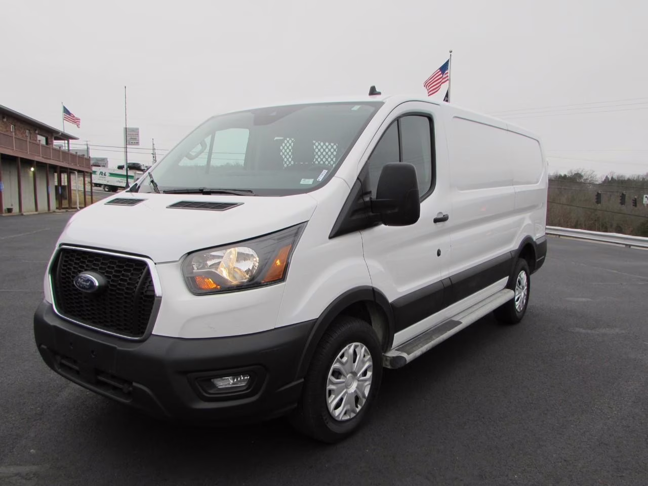 2023 Oxford White Ford Transit-250 Base RWD Van