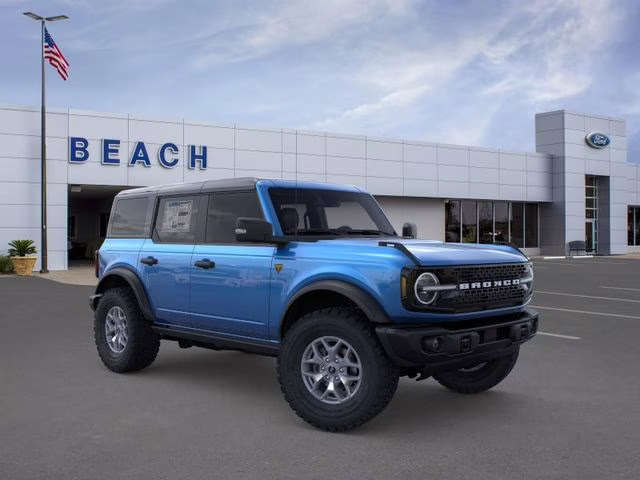 2025 Blue Metallic Ford Bronco Badlands 4X4 SUV
