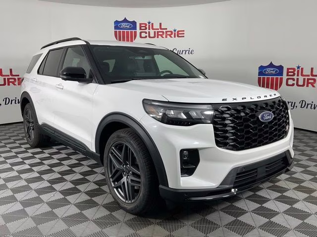 2026 White Metallic Ford Explorer ST 4X4 SUV