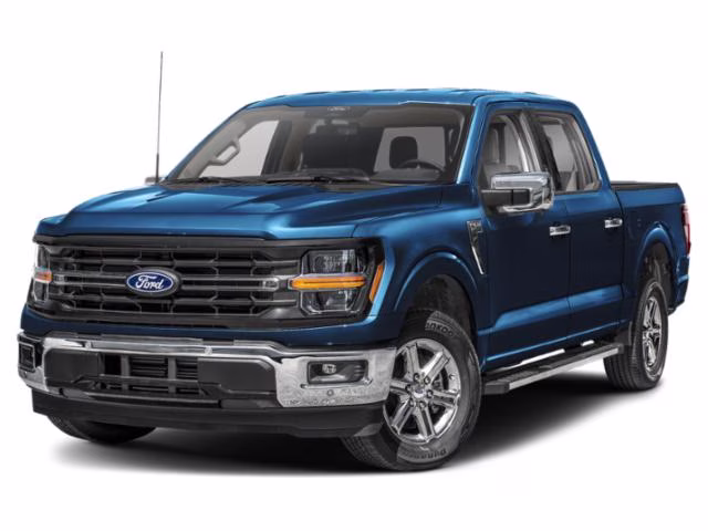 2025 Antimatter Blue Metallic Ford F-150 XLT 4X4 Truck