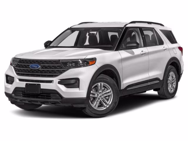 2023 Red Ford Explorer XLT RWD SUV