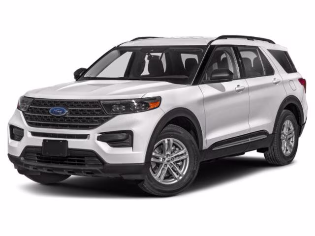 2023 Red Ford Explorer XLT RWD SUV