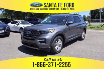 2024 Gray Ford Explorer XLT 4X4 SUV