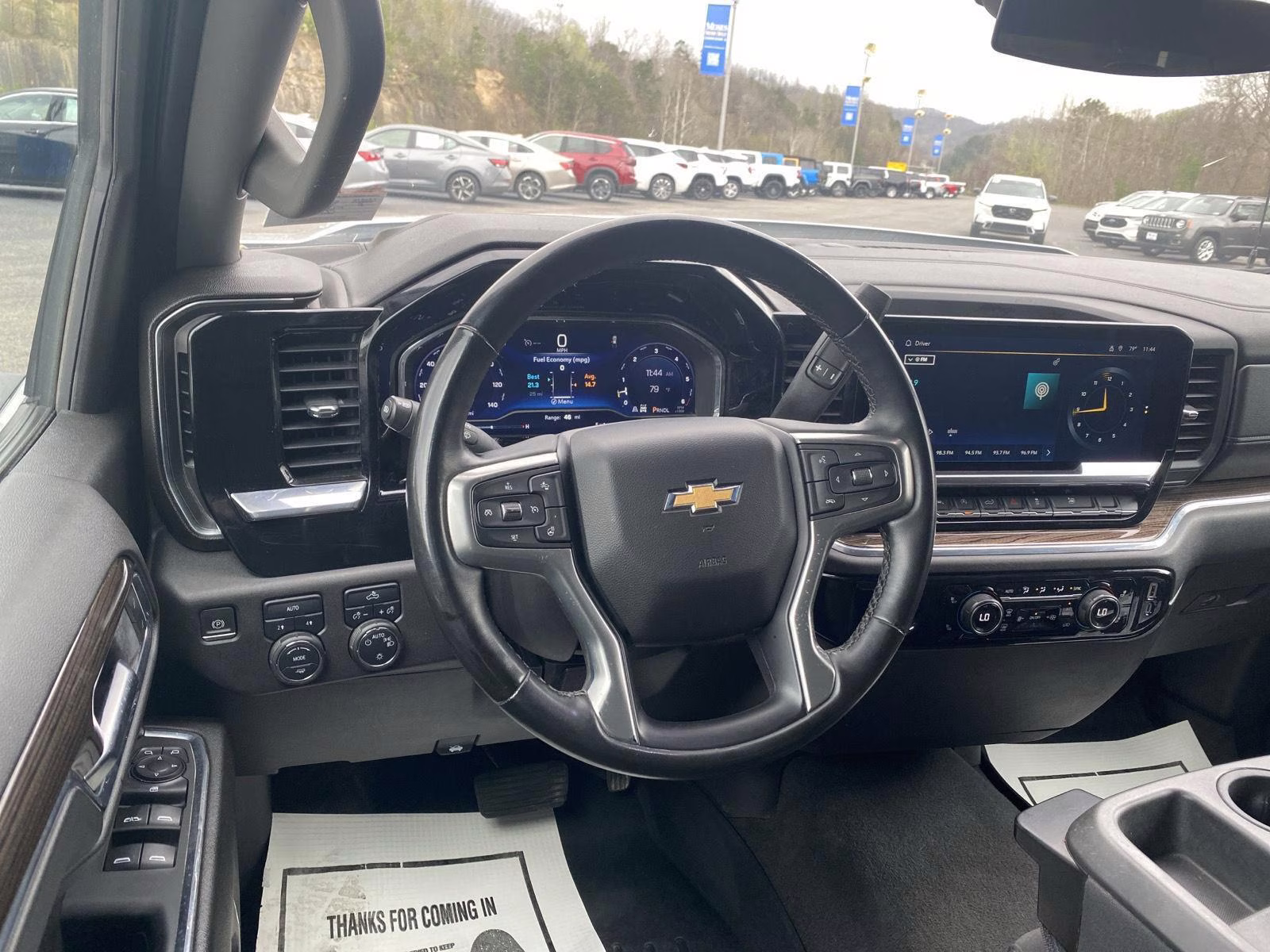 2023 Summit White Chevrolet Silverado 1500 LT 4X4 Truck