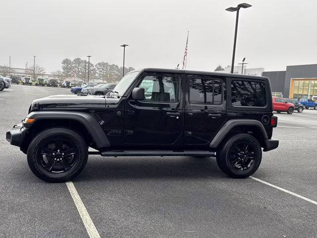 2023 Black Clearcoat Jeep Wrangler Sport Altitude 4X4 Convertible