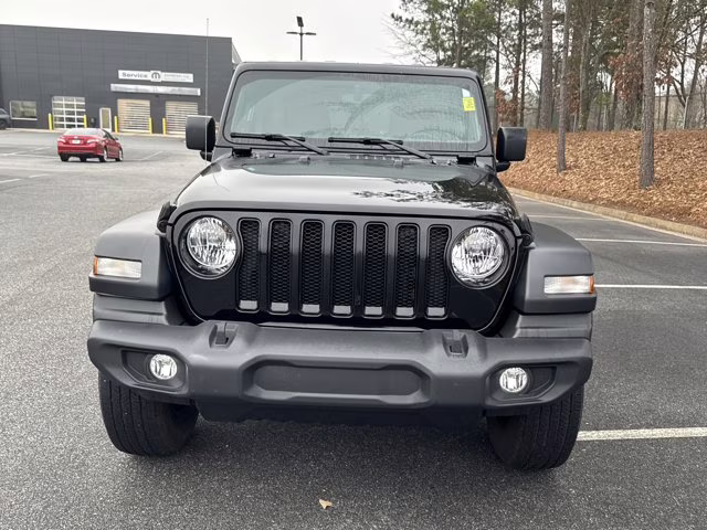 2023 Black Clearcoat Jeep Wrangler Sport Altitude 4X4 Convertible