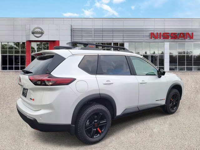 2026 Everest White Pearl Tricoat Nissan Rogue Rock Creek AWD SUV