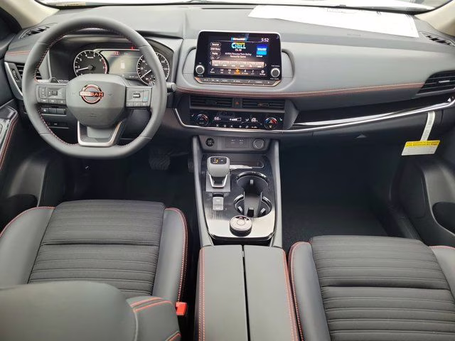2026 Everest White Pearl Tricoat Nissan Rogue Rock Creek AWD SUV