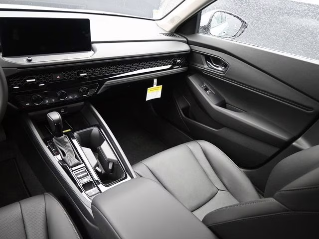 2025 Solar Silver Metallic Honda Accord Hybrid EX-L FWD Sedan