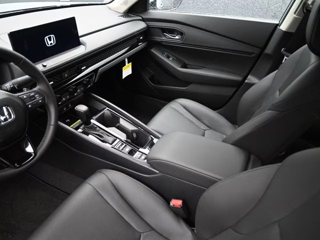2025 Solar Silver Metallic Honda Accord Hybrid EX-L FWD Sedan