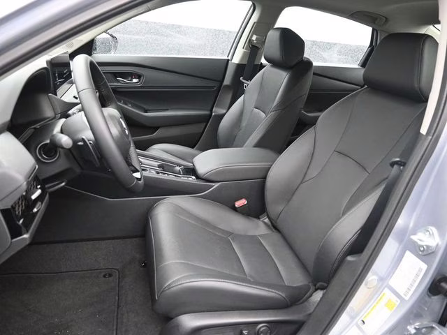 2025 Solar Silver Metallic Honda Accord Hybrid EX-L FWD Sedan