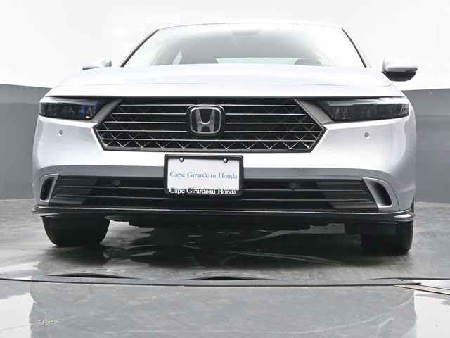 2025 Solar Silver Metallic Honda Accord Hybrid EX-L FWD Sedan