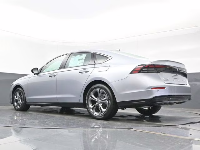 2025 Solar Silver Metallic Honda Accord Hybrid EX-L FWD Sedan