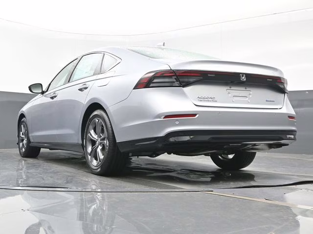 2025 Solar Silver Metallic Honda Accord Hybrid EX-L FWD Sedan