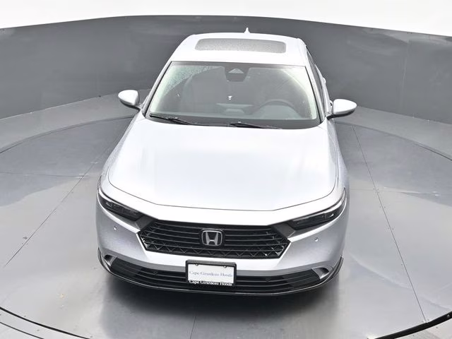 2025 Solar Silver Metallic Honda Accord Hybrid EX-L FWD Sedan