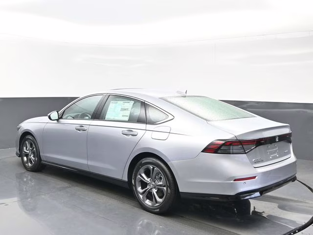 2025 Solar Silver Metallic Honda Accord Hybrid EX-L FWD Sedan