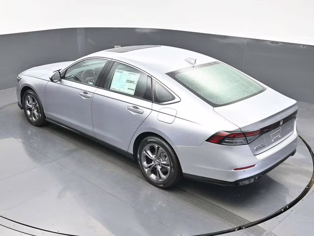 2025 Solar Silver Metallic Honda Accord Hybrid EX-L FWD Sedan