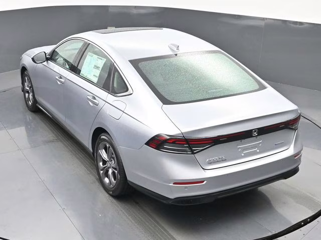 2025 Solar Silver Metallic Honda Accord Hybrid EX-L FWD Sedan