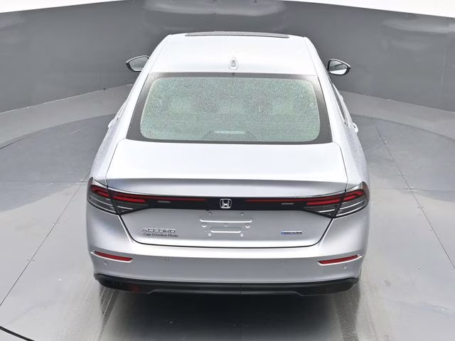 2025 Solar Silver Metallic Honda Accord Hybrid EX-L FWD Sedan