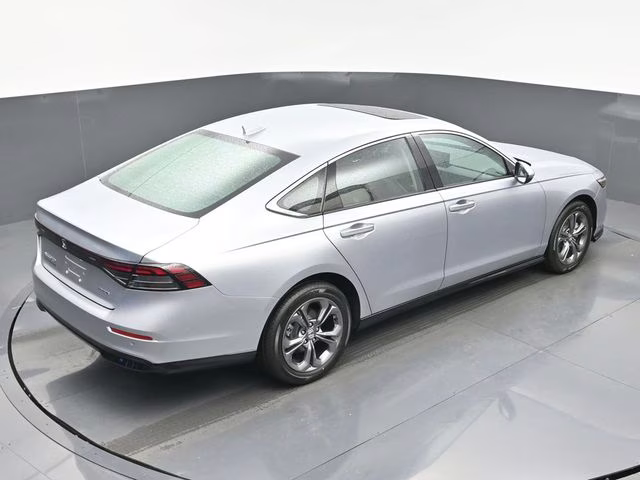 2025 Solar Silver Metallic Honda Accord Hybrid EX-L FWD Sedan