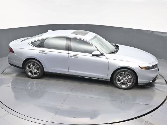 2025 Solar Silver Metallic Honda Accord Hybrid EX-L FWD Sedan
