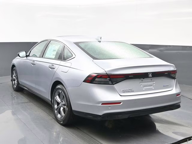 2025 Solar Silver Metallic Honda Accord Hybrid EX-L FWD Sedan