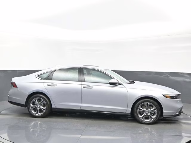2025 Solar Silver Metallic Honda Accord Hybrid EX-L FWD Sedan