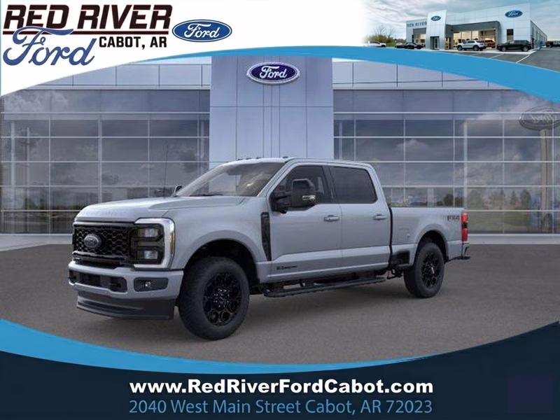 2026 Glacier Gray Metallic Tri-Coat Ford Super Duty F-250 SRW LARIAT 4X4 Truck