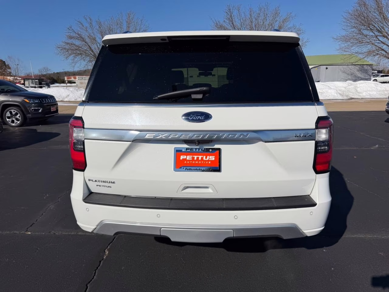 2021 Star White Metallic Tri-Coat Ford Expedition Max Platinum 4X4 SUV