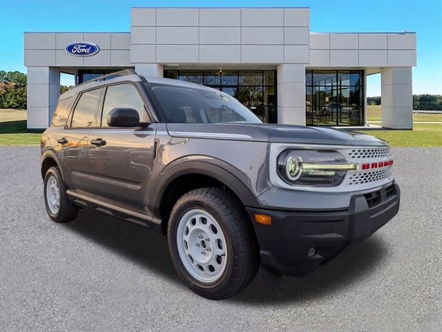 2025 Gray Metallic Ford Bronco Sport Heritage 4X4 SUV